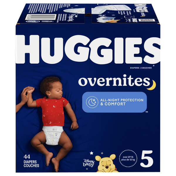 Save on Huggies Overnites Disney Baby Size 5 Diapers 27+ lbs Order