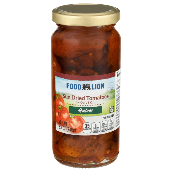 Save on Food Lion Sun Dried Tomatoes in Olive Oil Halves Order Online