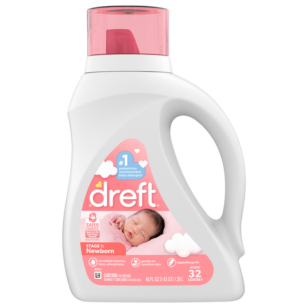 Save on Dreft Stage 1 Newborn Baby Hypoallergenic Liquid Laundry