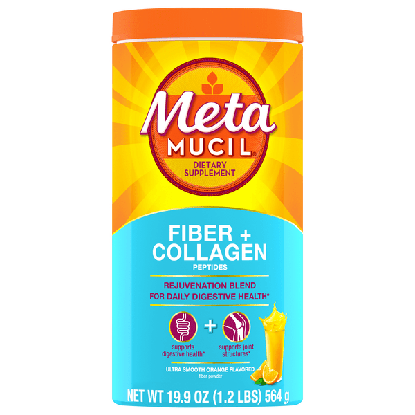 Save on Metamucil Fiber + Collagen Dietary Supplement Powder Ultra