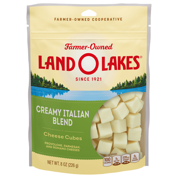Save on Land O Lakes Creamy Italian Blend Cheese Cubes Order Online