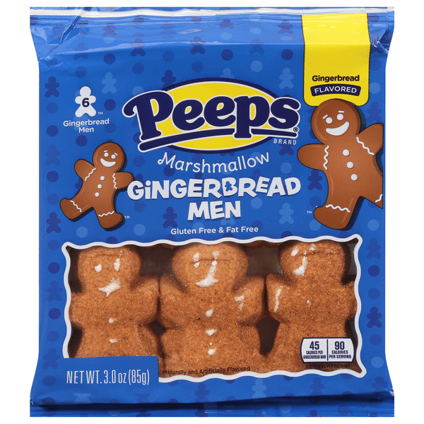 Save on PEEPS Christmas Gingerbread Men Flavored Marshmallow Candy 6