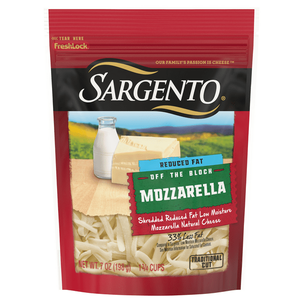 Save on Sargento Mozzarella Cheese Reduced Fat Low Moisture Shredded