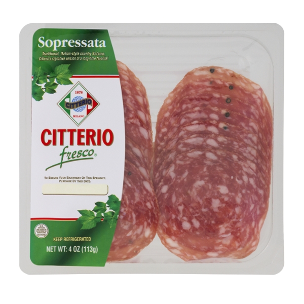 Save on Citterio Fresco Sopressata Sliced Order Online Delivery Stop & Shop