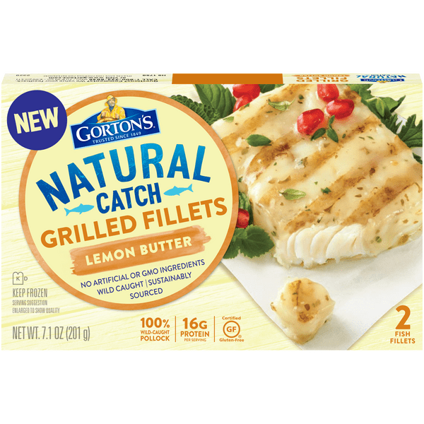 Save on Gorton's Grilled Fish Fillets Lemon Butter 2 ct Frozen Order