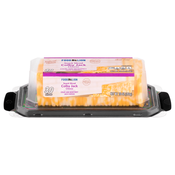 Save on Food Lion Cheese Snack Slices Colby Jack Natural 30 ct Order Online Delivery Food Lion