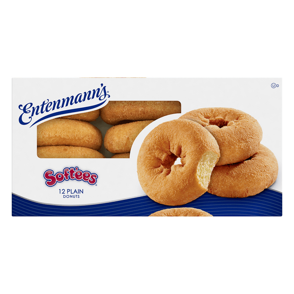 Save on Entenmann's Soft'ees Donuts Plain 12 ct Order Online Delivery