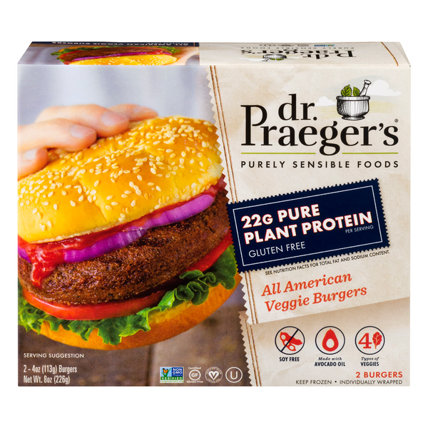 Save on Dr. Praeger's Gluten Free Vegan All American Veggie Burgers 2