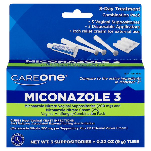GoodSense Miconazole Nitrate Vaginal Suppositories (200 Mg) And