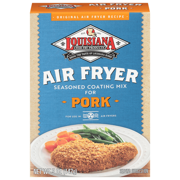 Save on Louisiana Fish Fry Products Air Fryer Seasoned Coating Mix Pork Order Online Delivery