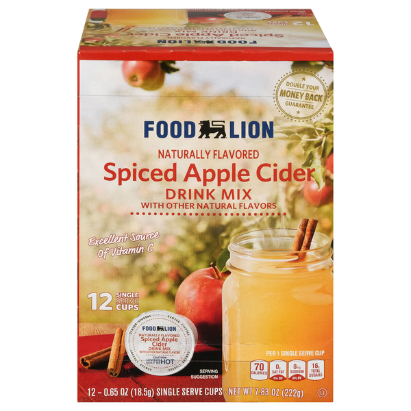 Save on Food Lion Spiced Apple Cider Drink Mix 12 ct Order Online