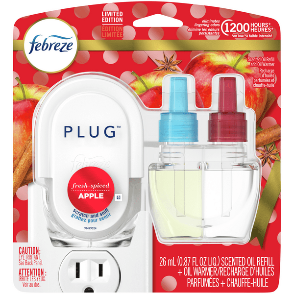 Save on Febreze PLUG Scented Oil Refill & Oil Warmer Fresh Spiced Apple