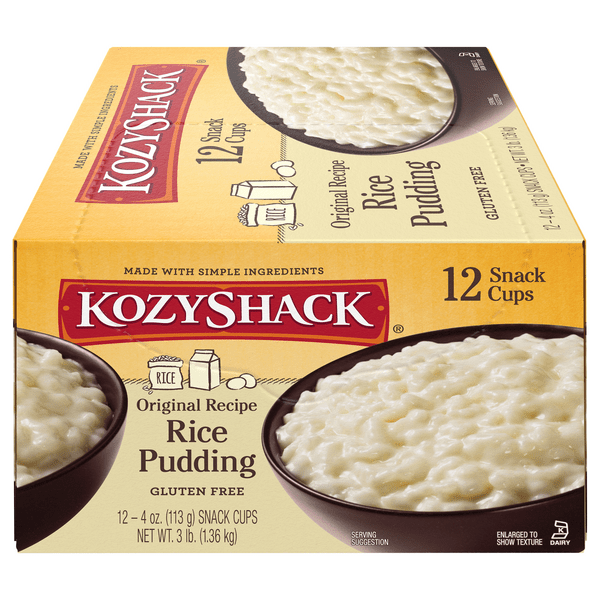 Save on Kozy Shack Rice Pudding Original Recipe Gluten Free 12 ct