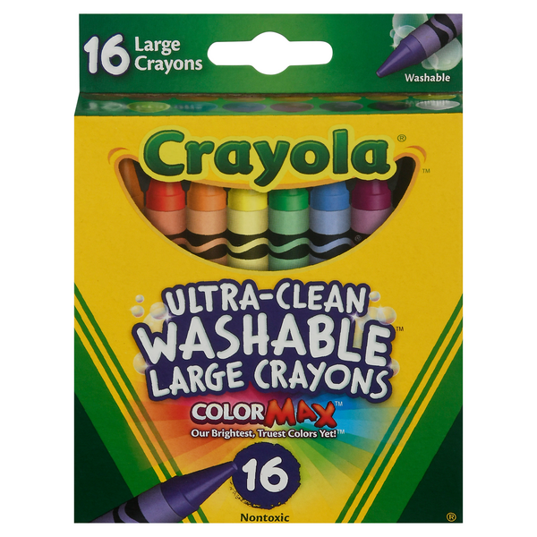 Save on Crayola Crayons Large Washable Order Online Delivery GIANT