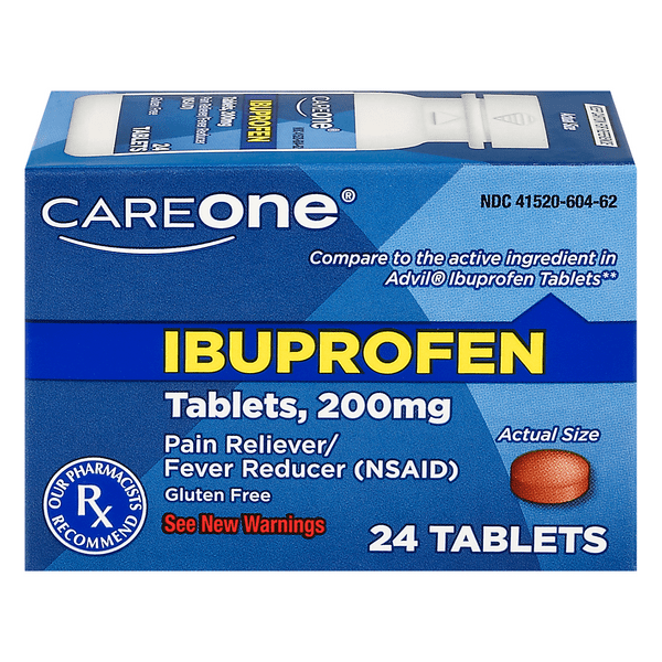 Save on CareOne Ibuprofen Pain Relief 200 mg Tablets Order Online