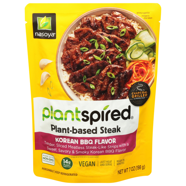 Save on Nasoya Plantspired Plantbased Steak Korean BBQ Flavor Order