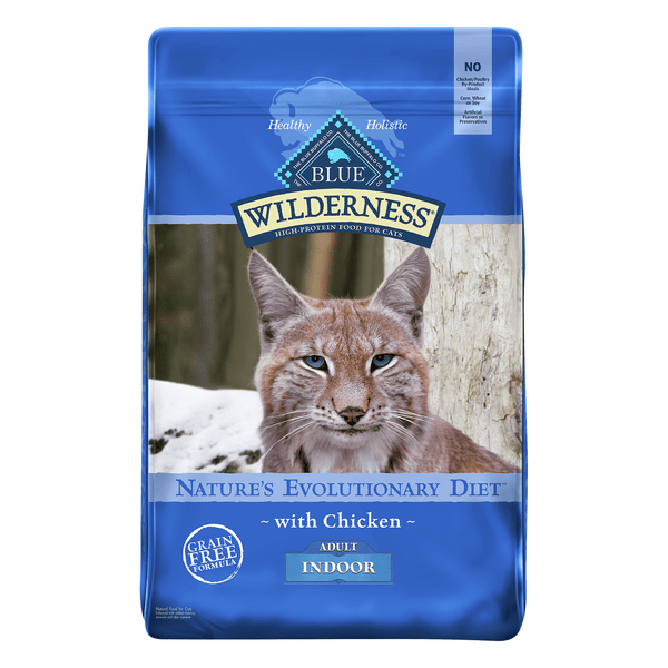 Save on BLUE Wilderness Indoor Adult Dry Cat Food Chicken Grain Free