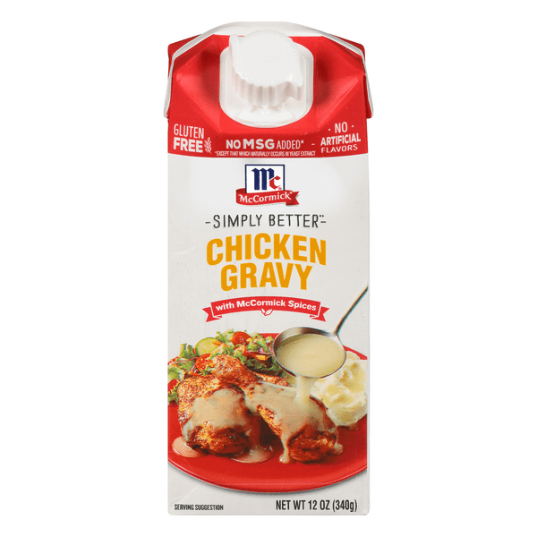 Save on McCormick Simply Better Chicken Gravy Gluten Free Order Online