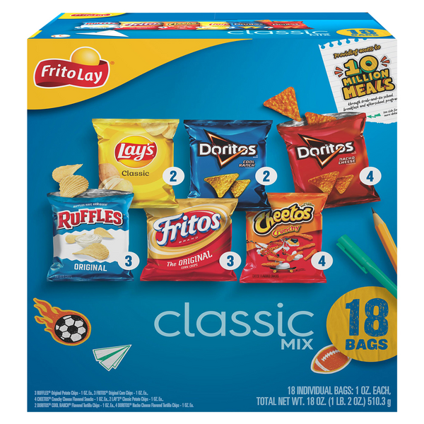 Save on FritoLay Classic Mix Variety Pack 18 ct Order Online Delivery MARTIN'S