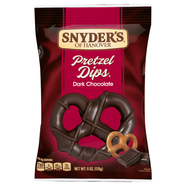 Save on Snyder's of Hanover Hershey's Pretzel Dips Dark Chocolate Order Online Delivery Giant