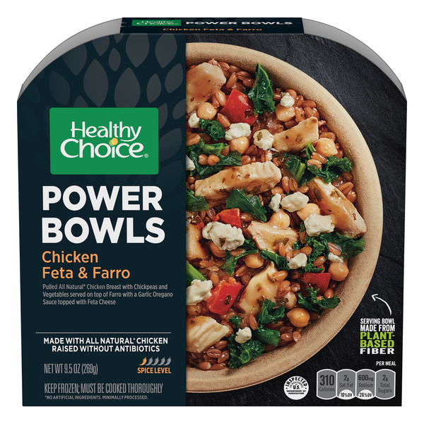 Save on Healthy Choice Power Bowls Chicken Feta & Farro Order Online
