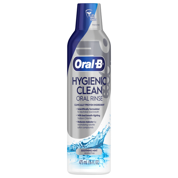 Save on OralB Hygienic Clean Soothing Mint Oral Rinse Order Online Delivery Stop & Shop