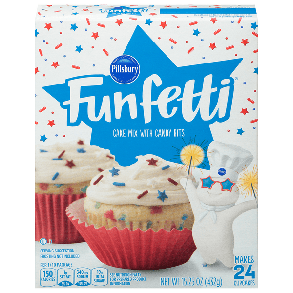 Save on Pillsbury Funfetti Cake Mix Stars & Stripes Order Online