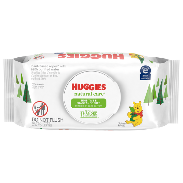 Save on Huggies Natural Care Disney Baby Wipes Sensitive Fragrance Free