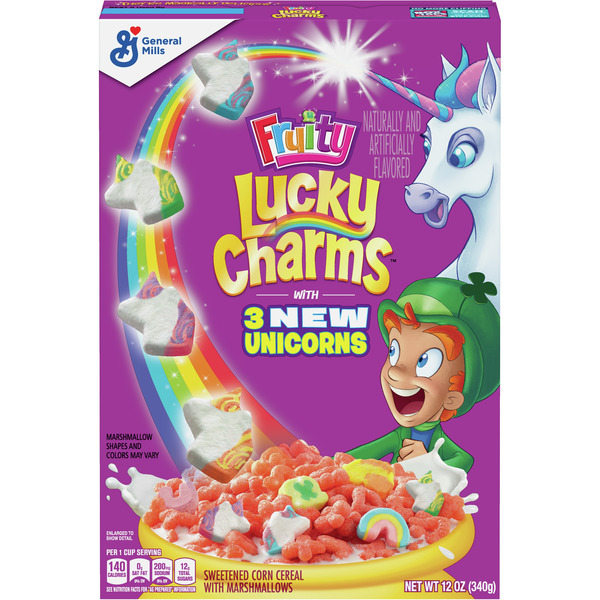 Save on Lucky Charms Fruity Cereal with 3 New Unicorns Order Online