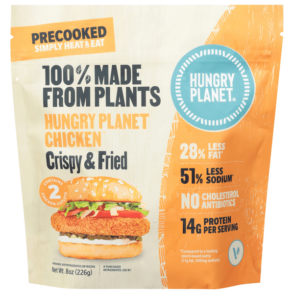 Save on Hungry 100 Made From Plants Chicken Patties Crispy