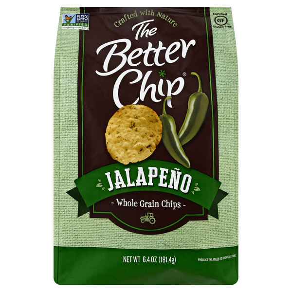 Save on The Better Chip Whole Grain Chips Jalapeno Gluten Free Order