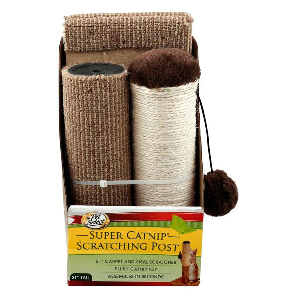 Save on Pet Select Super Catnip Sisal & Carpet Cat Scratcher 21 Inch