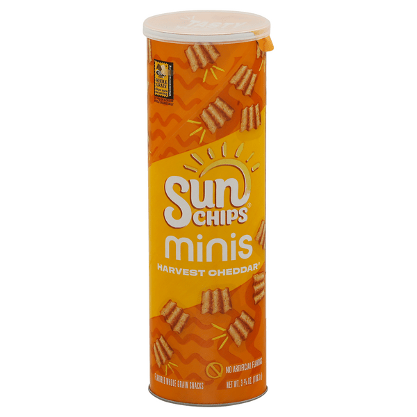 Save on Sun Chips Minis Whole Grain Snacks Harvest Cheddar Order Online