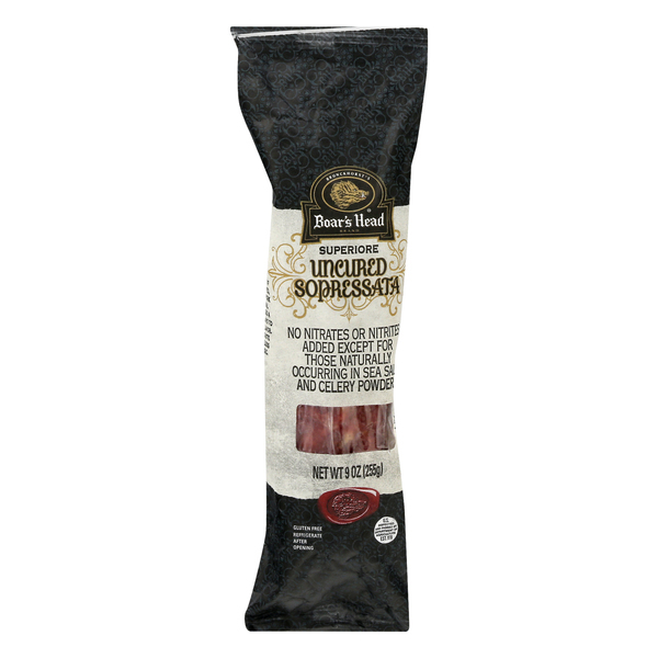 Save on Boar's Head Superiore Uncured Sopressata Order Online Delivery