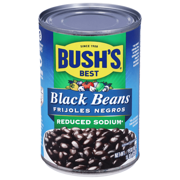 Save on Bush's Best Black Beans Reduced Sodium Order Online Delivery