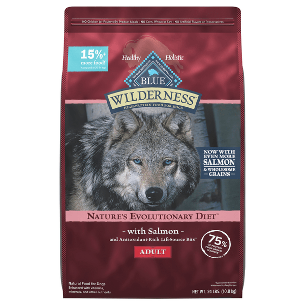 Save on BLUE Wilderness Adult Dry Dog Food Salmon Grain Free Natural