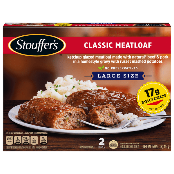 Save on Stouffer's Classic Meatloaf Large Size Frozen Order Online