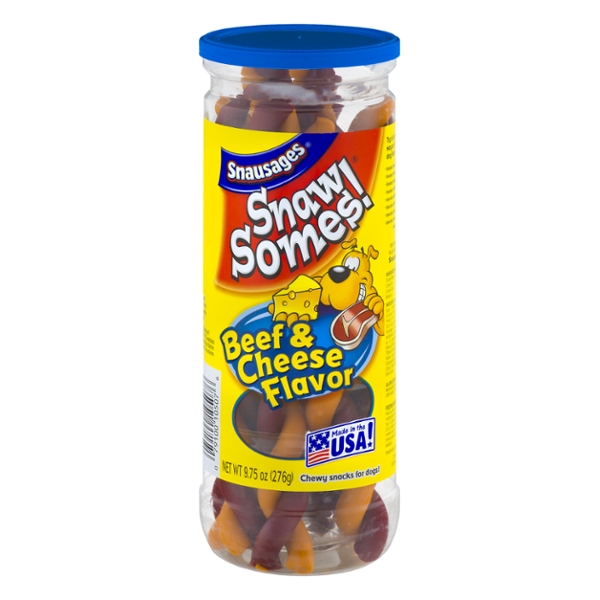 Save on Snausages SnawSomes! Dog Treats Beef & Cheese Order Online