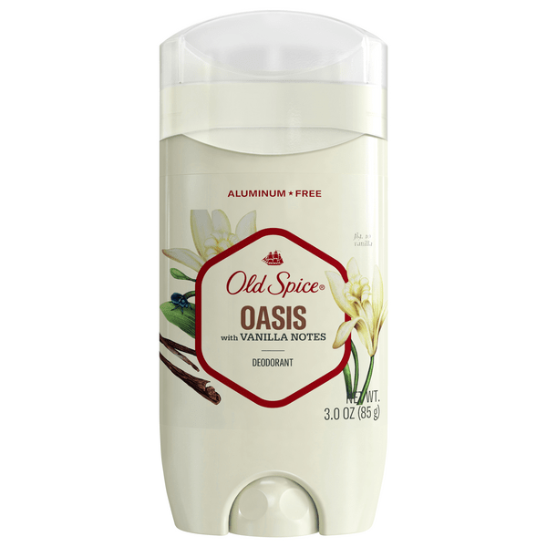Save on Old Spice Men's Deodorant Oasis with Vanilla Notes Solid Aluminum Free Order Online