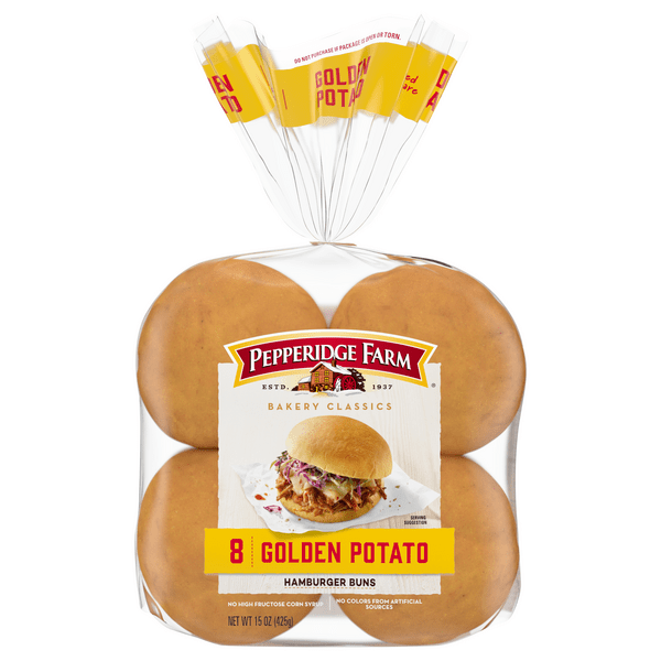 Save on Pepperidge Farm Bakery Classics Hamburger Buns Golden Potato