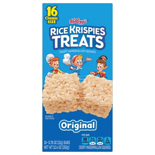 Save on Kellogg's Rice Krispies Treats Crispy Marshmallow Squares