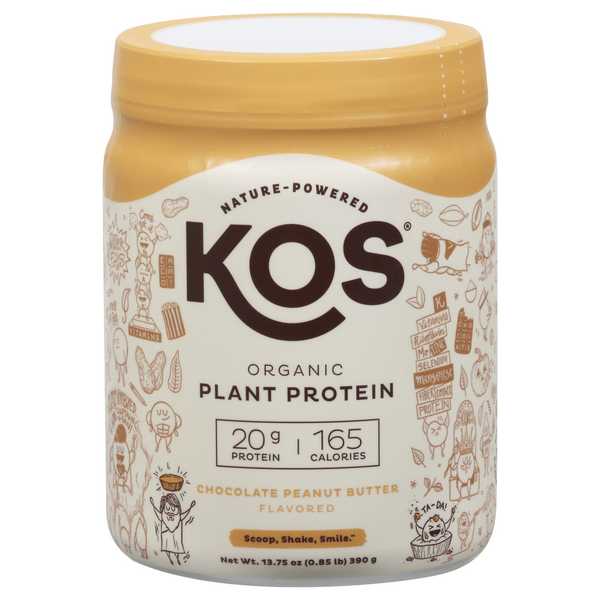 Save on KOS Plant Protein Powder Chocolate Peanut Butter Organic Order