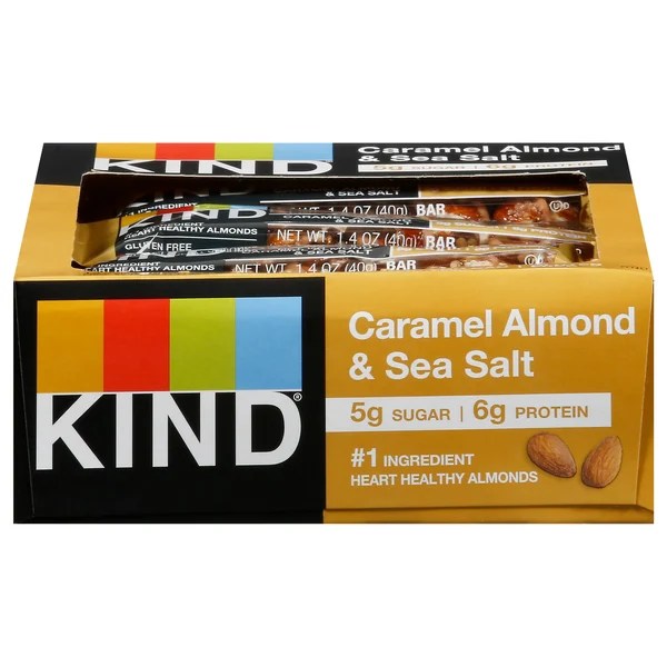 Save on KIND Bars Caramel Almond & Sea Salt Gluten Free 12 ct Order