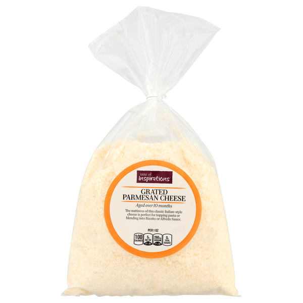 Save on Taste of Inspirations Grated Aged Parmesan Cheese Order Online Delivery Giant