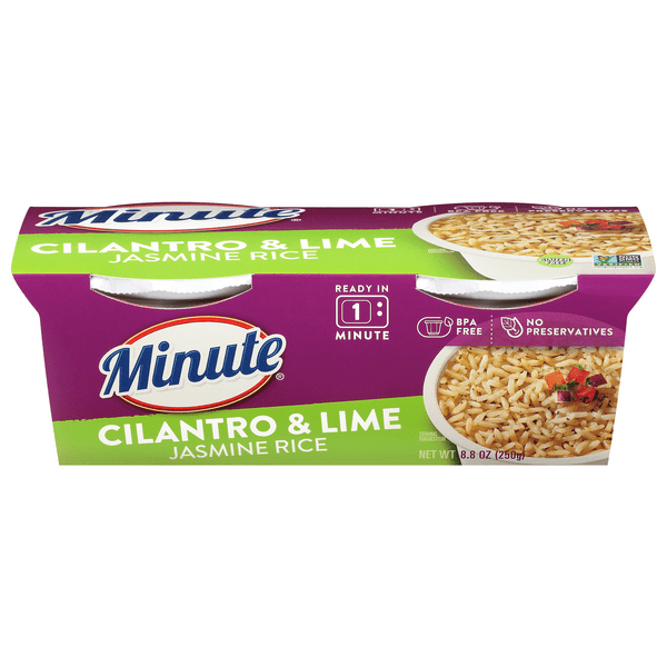 Save on Minute 60 Second Jasmine Rice Cups Cilantro & Lime 2 ct Order