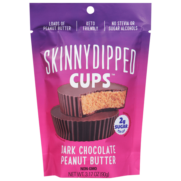 Save on Skinny Dipped Cups Dark Chocolate Peanut Butter Keto Order
