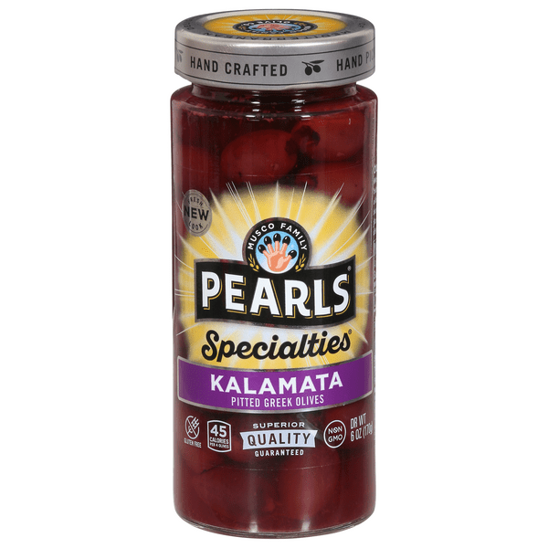 Save on Pearls Specialties Kalamata Greek Olives Pitted Order Online