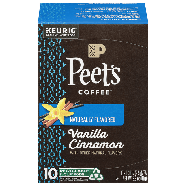 Save on Peet's Vanilla Cinnamon Coffee KCups Order Online Delivery
