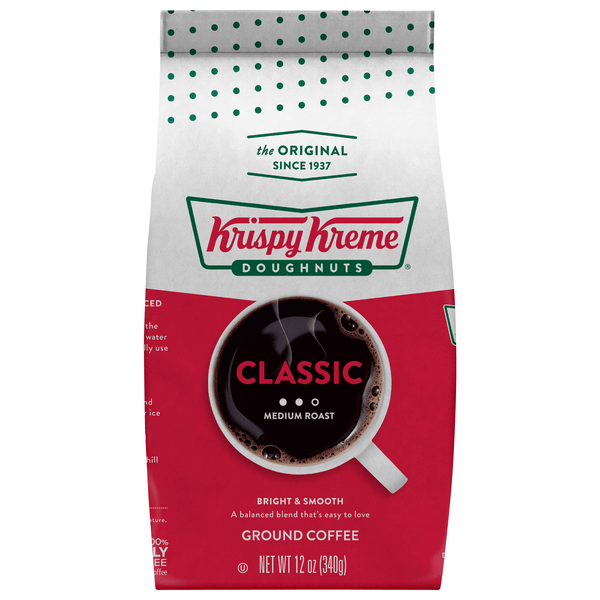 Save on Krispy Kreme Classic Medium Roast Coffee (Ground) Order Online