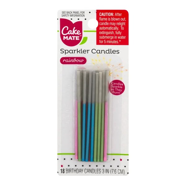 Save on Cake Mate Sparkler Birthday Candles Rainbow Order Online